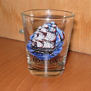USS Constitution Boston MA Massachusetts Souvenir Shot Glass